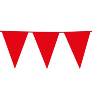Vimpelguirlande Rød