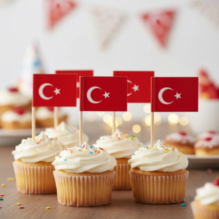Tyrkiet Flag Kagepinde