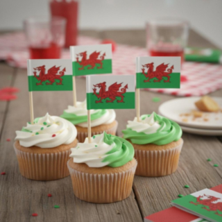 Wales Flag Kagepinde