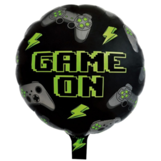 Game On Rund Folieballon