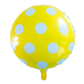 Prikket Folieballon Gul