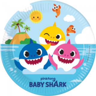 Baby Shark® Paptallerkner
