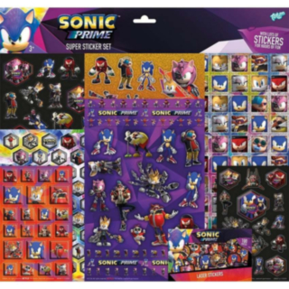 Sonic Prime® Klistermærkesæt