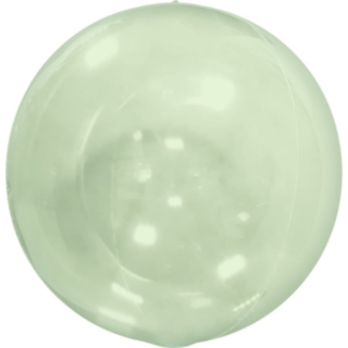 Transparent Rund Ballon Grøn