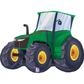 Traktor Folieballon Grøn