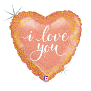 I Love You Hjerte Folieballon