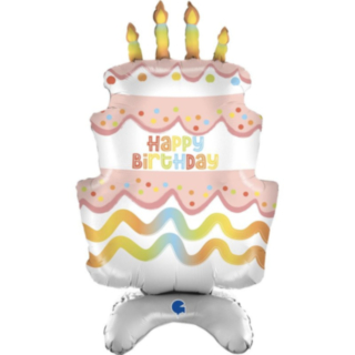 Lagkage Happy Birthday Folieballon