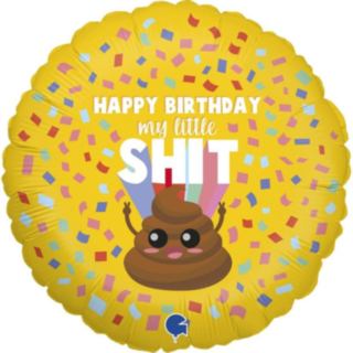 Happy Birthday My Little Shit Folieballon