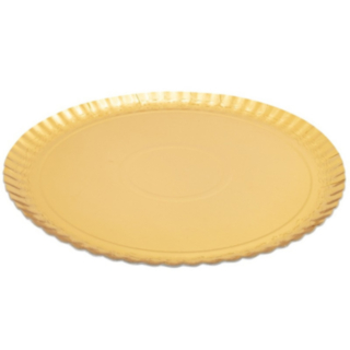 Runde Serveringsfade Guld