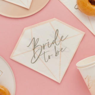 Bride To Be Diamond Servietter