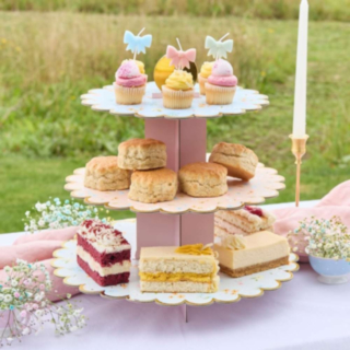 Floral Tea Party Kagestand