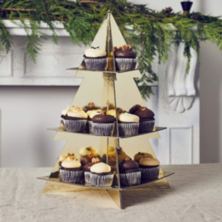 Juletræ Kagestand Guld