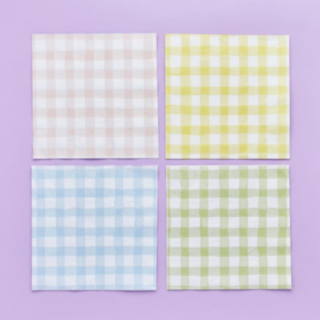 Gingham Pastel Servietter