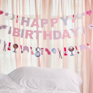 Pamper Party Happy Birthday Guirlande
