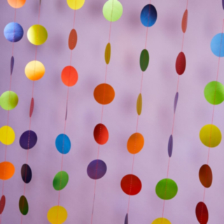 Regnbue Disc Backdrop