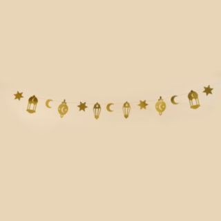 Ramadan Guirlande Guld