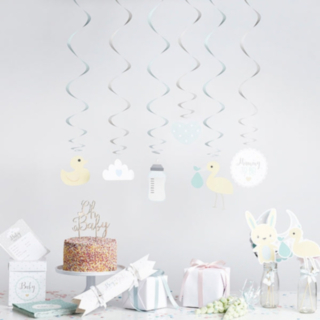 Babyshower Unisex Swirls