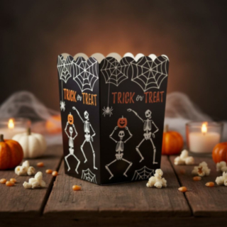 Skelet Halloween Popcornbægre