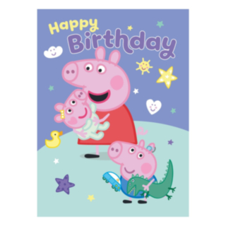 Happy Birthday Peppa Pig® Fødselsdagskort