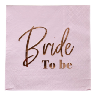 Bride To Be Servietter Lyserød