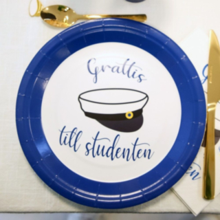 Grattis Till Studenten Paptallerkener