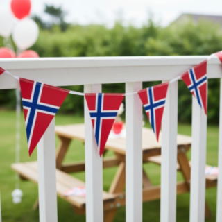 Norge Flag Guirlande