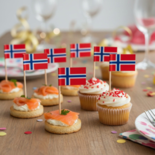 Norge Flag Madpinde