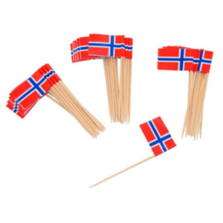 Norge Flag Madpinde