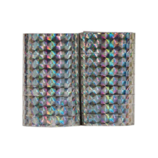 Holografiske Serpentiner Sølv
