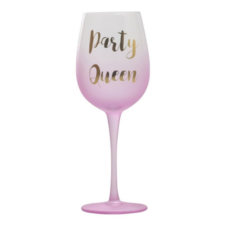 Party Queen Vinglas Lyserød