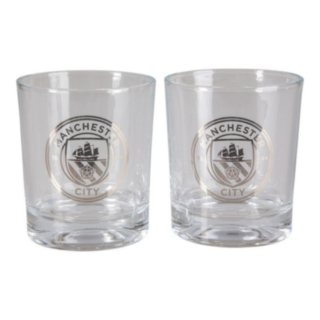 Manchester City® Whiskeyglas Sæt