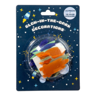 Selvlysende Space Vægdekorationer