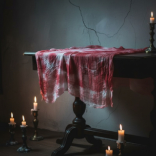 Blodigt Halloween Stof