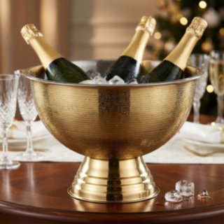 Champagnekøler Med Fod Rustfri Stål