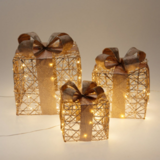 LED Julegaver Champagne