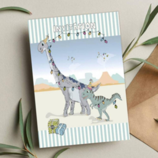 Dinosaur Invitationer