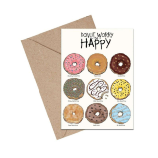 Donut Worry Kort