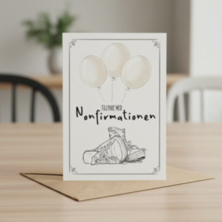 Tillykke Med Nonfirmationen Kort