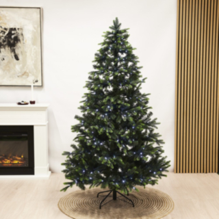 Kunstigt Juletræ LED 180 x 124 cm Klasse A+