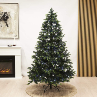 Kunstigt Juletræ LED 180 x 124 cm Klasse A+