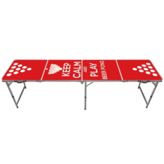 Beer Pong Bord: Keep Calm & Play
