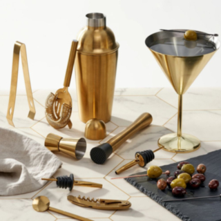 Cocktail Sæt Guld