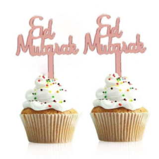 Eid Mubarak Kagetoppe Rosaguld