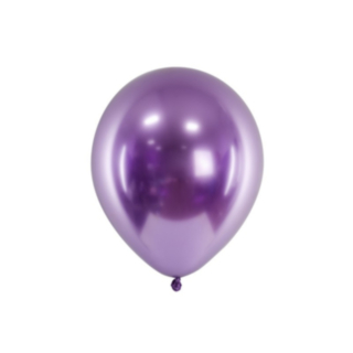 Metalliske Latexballoner Lilla