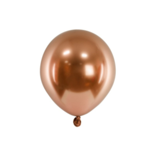 Metalliske Latexballoner Rosaguld