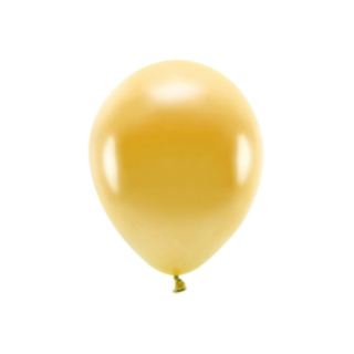 Basic Metalliske Latexballoner Guld