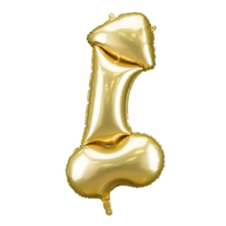 Penis Folieballon Guld