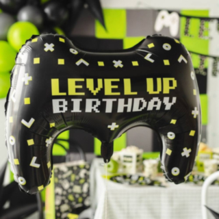 Level Up Birthday Folieballon