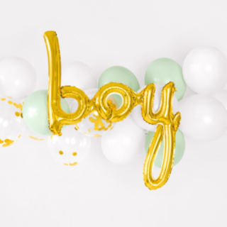 Boy Folieballon Guld