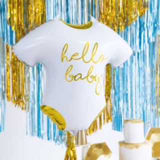 Bodystocking Hello Baby Folieballon